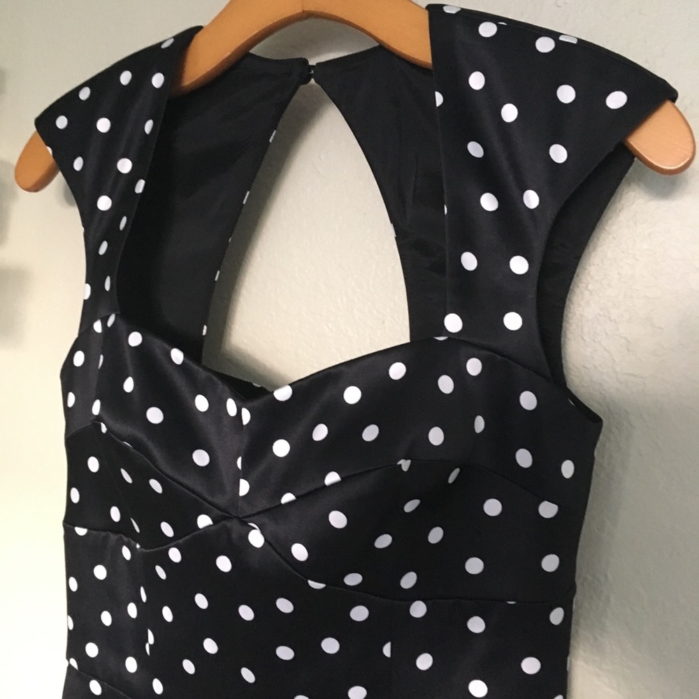 NWOT WHBM polka dot dress size 2 - Picture 4 of 8